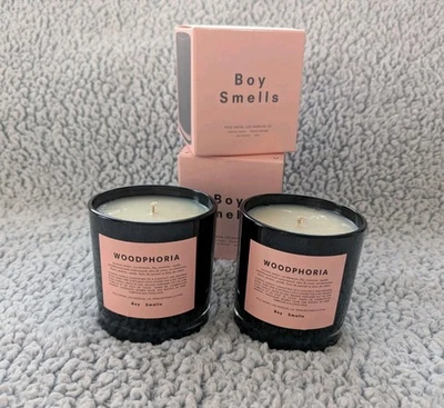 2 velas perfumadas Boy Smells Woodphoria 8,5 oz cada lote NUEVO en caja hechas en EE. UU. Foto 1 de 4