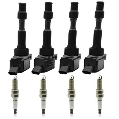 4X Ignition Coils + 4pcs Spark Plugs UF-816 For Hyundai Elantra 2.0L 2017-2020 - Image 1 of 4