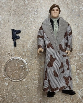 Gabardina vintage Kenner Star Wars Han Solo en Endor completa con tarjetero Foto 1 de 4