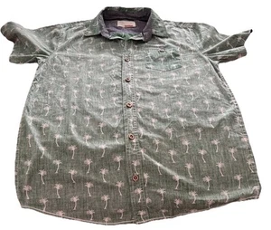 Sovereign Code Big Boon Palm Tree Button Down Boys Shirt (Large) - Picture 1 of 7