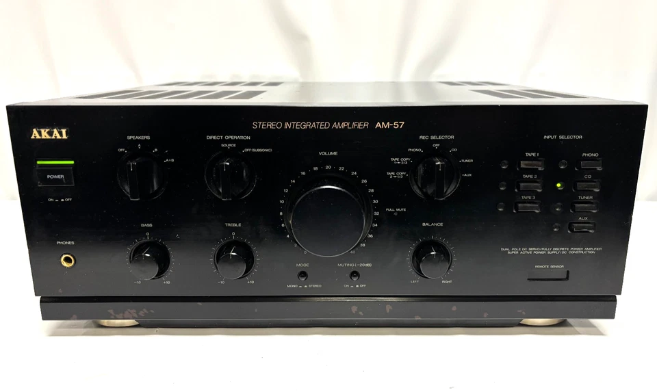 Akai Intigrated Amplifier AM-57 Verstärker revidiert - Bild 1 von 4