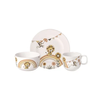 Villeroy & Boch Roar like a Lion Kindergeschirr Set 3-teilig aus Porzellan - Bild 1 von 3