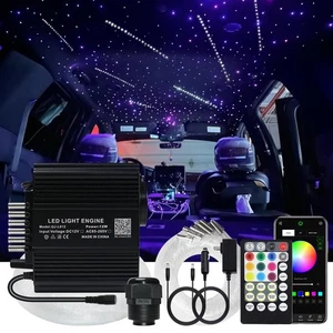 12W Twinkle&Shooting Star 2-in-1 Fiber Optic Lights APP Control Starlight Hea... - Picture 1 of 9