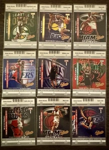 *16* 2003-04 Fleer Authentix Ray Allen Reggie Miller Eddie Jones Kenyon Tyson ++ - Picture 1 of 2