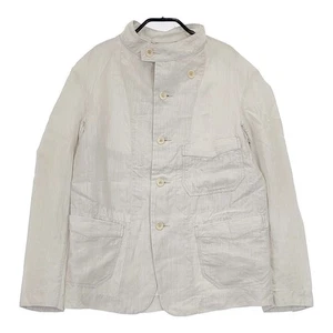 45R/45rpm 5031032 Linen 908 All Made in Japan Jacket Light gray 5-0707M△ - Picture 1 of 5