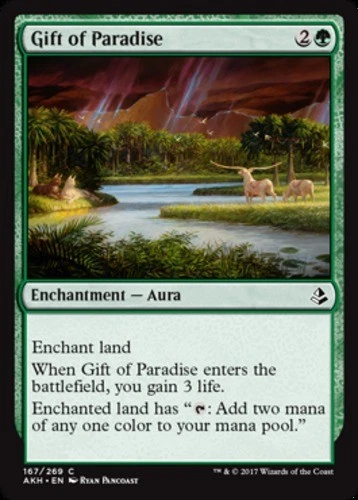 x1 Gift of Paradise - Amonkhet - NM - MTG - Image 1 of 1