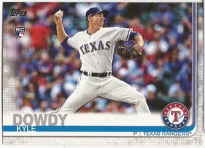 2019 TOPPS UPDATE # US229 - KYLE DOWDY - TEXAS RANGERS - ROOKIE CARD - Imagen 1 de 1