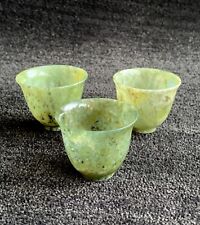 Three Chinese Jade Cups