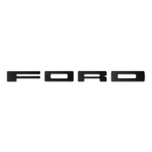 Kit de letras de rejilla delantera 'Ford' con envoltura de fibra de carbono para Ford F-150 Raptor 2010-14 - Imagen 1 de 7