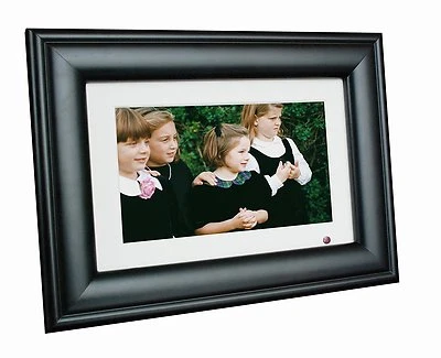NIB Digital Changing Pictures Frame Omnitech Black 7in Screen - Image 1 of 4