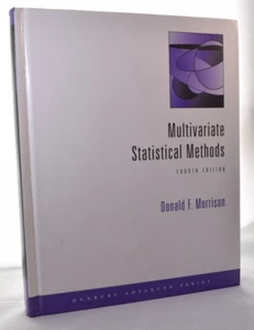 Morrison, Donald F. .. Multivariate Statistical Methods - Imagen 1 de 2