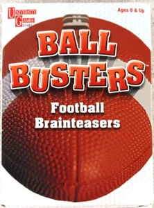 University Games Ball Busters Football Brainteasers Card Game - Picture 1 of 3