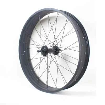 26 /24 /20inch Snow Bike Wheel Set Width 80mm Fat Tire Rim Bicycle Wheels - Image 1 of 4