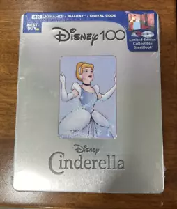 **FREE SHIPPING**Cinderella Steelbook (4K UHD+Blu-ray+Digital) 1950! - Foto 1 di 2