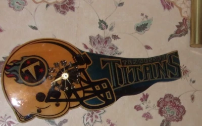 Tennessee Titans  Wall Clock NFL Football Man Cave 17" - Image 1 of 3