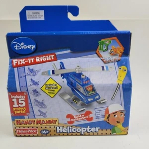 Fisher Price Handy Manny Fix it Right Helicopter 2009 New And Sealed - Picture 1 of 5
