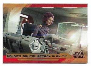2018 Topps Star Wars The Last Jedi SERIES 2 Bronze Parallel #77 Serial #99/99