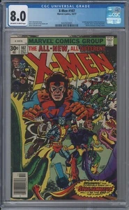 X-Men 107 CGC 8.0 VF 1st GLADIATOR & STARJAMMERS 1977 Phoenix Saga Movie Coming! - Picture 1 of 2