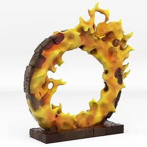 Fire Elemental Portal Legion Terrain Scenery Tabletop Miniatures 28mm - Picture 1 of 2