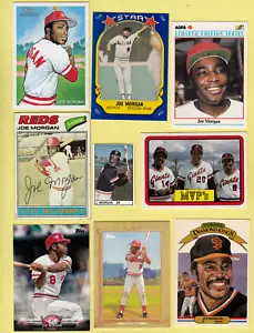 9 card oddball lof JOE MORGAN 1977 Topps AGFA Film A.S. stamp Prominent NICE+ - Bild 1 von 1