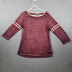 Copper Key Shirt Womens Large Red Lightweight Round Neck Basic Normcore Tee - Picture 1 of 10