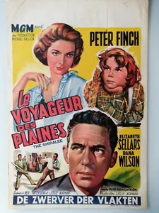 THE SHIRALEE - PETER FINCH + DANA WILSON - ORIGINAL BELGIAN MOVIE POSTER - Photo 1/1