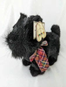 Aurora Black Dog Plush 9 Inch McDuff Terrier Stuffed Animal Toy - Picture 1 of 8