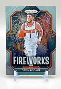 2022-23 PANINI PRIZM #6 DEVIN BOOKER FIREWORKS SILVER PRIZM SP INSERT SUNS - Picture 1 of 2