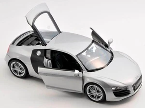 BLITZ VERSAND Audi R8 silber / silver Welly Modell Auto 1:24 NEU & OVP BOX 493 - Bild 1 von 1