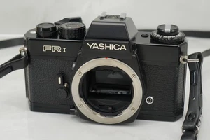 YASHICA FR I - analoge Spiegelreflexkamera 35mm - Kamera - SLR  schwarzer Body - Bild 1 von 9