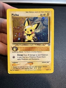 Pichu 12/111 Neo Genesis Holo pokemon - Picture 1 of 3