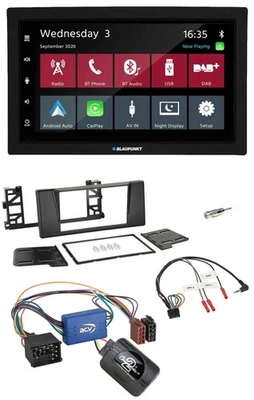 Blaupunkt DAB Bluetooth USB Lenkrad 2DIN Autoradio für BMW 5er E39 96-04 Aktivsy - Bild 1 von 4
