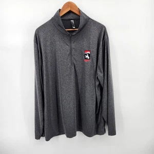 Pullover Ouray Sportswear Para Hombre Grande Cuarto Cremallera Jackson Hole Gris Algodón - Imagen 1 de 7