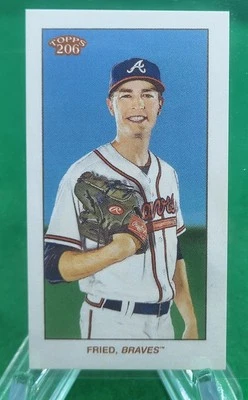 Max Fried 2020 Topps T206 SP Polar Bear Back Braves Yankees - Image 1 of 2