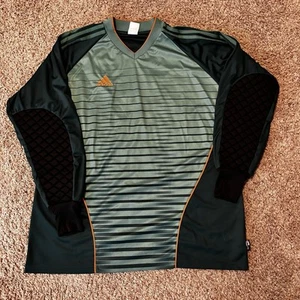 Adidas Verde Manga Larga Portero Jersey Codo Acolchado Clima-Lite Talla XL - Imagen 1 de 5