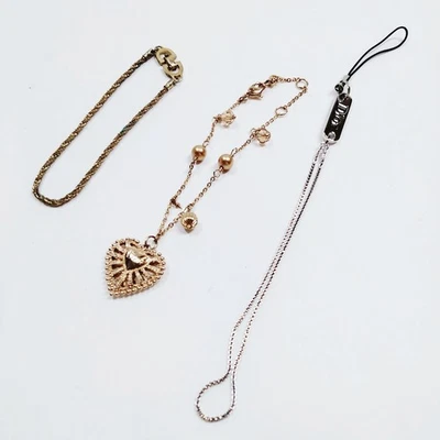 SIN TARIFA Pulsera Dior Charm 3 Set Metal Dorado 1566728 Foto 1 de 4