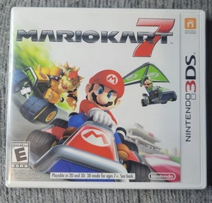 Nintendo 3DS Spiel Mario Kart 7 Komplett Kostenloser Versand GETESTET FUNKTIONIERT! - Bild 1 von 5