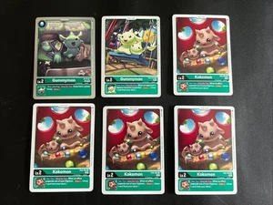 Kokomon EX4-002 x4 + Gummymon x2 (Juego de Cartas Digimon TCG) - Imagen 1 de 1