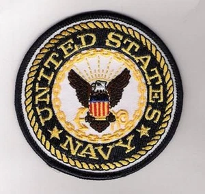 USN United States Navy Official Insignia Embroidered Shoulder USN Patch - Picture 1 of 11