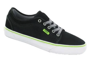 Vans Chukka Low Black Neon Lime Men's 6.5 Women's 8 Skate Shoes New - Picture 1 of 4