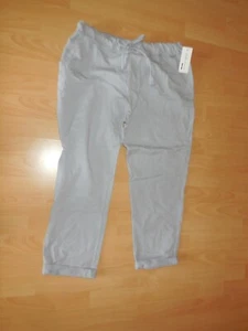 Made in Italy bequeme Stretch Schlupf Hose XL XXL 44/46/48 Grau mit Etikett - Bild 1 von 3