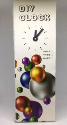 DIY Wall Clock Frameless Modern 3D Wall Clock Sticker Clock for Home Decor -NEW! - Image 1 of 4