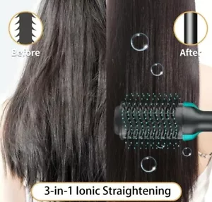 4-in-1 Hot Ergonomic Brush Hair Dryer with Negative Ions, Adjustable Temperature - Picture 1 of 7