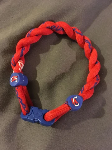 Los Angeles Clippers Red 8" Titanium Double Rope Bracelet NEW! FAST! FREE SHIP! Cover