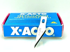 100 #11 Blades for x-acto Knife Replacement Light Duty Hobby xacto USA - Picture 1 of 10