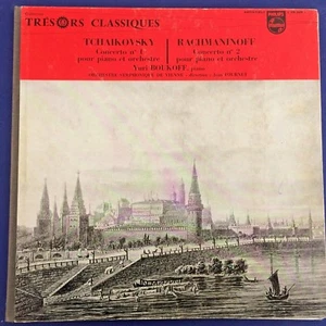CLASSICAL LP- Tchaikovsky -Rachmaninoff -CONCERTO- PHILIPS France 12" Original  - Picture 1 of 8