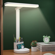 Modern LED Desk Lamp Touch Control 3 Color Modes with Pen Holder for Home Office