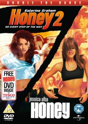Honey/Honey 2 DVD (2012) Jessica Alba, Woodruff (DIR) cert PG Quality guaranteed - Image 1 of 2