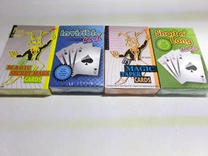 Magic Secret Mark Cards. Poker Card Games. Four packs. New Sealed. Free Post. - Picture 1 of 6