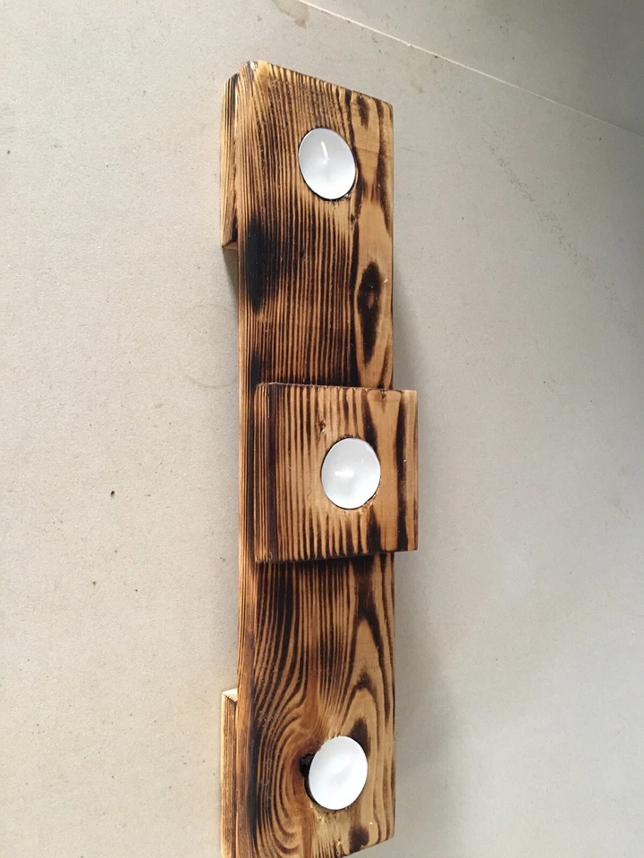 Handmade T- Light Holder - Image 1 of 4